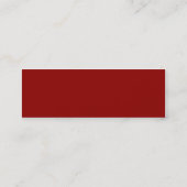 Carte de visite de sang d'Ox (Dos)