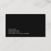 Carte de visite de santé chiropraticien (Dos)