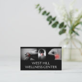 Carte de visite de santé chiropraticien (Debout devant)