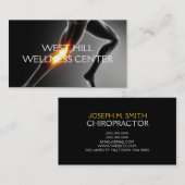 Carte de visite de santé chiropraticien (Devant / Derrière)
