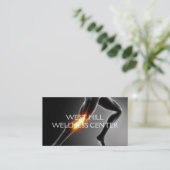 Carte de visite de santé chiropraticien (Debout devant)