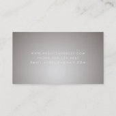 Carte de visite de santé et de santé de professeur (Dos)