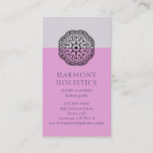 Carte de visite de santé holistique Mandala (Devant)