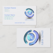 Carte de visite de science de la terre (Devant / Derrière)