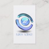 Carte de visite de science de la terre (Dos)