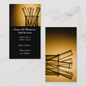 Carte de visite de scientifique (Devant / Derrière)