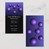 Carte de visite de scientifique (Devant / Derrière)