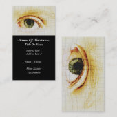 Carte de visite de scientifique (Devant / Derrière)