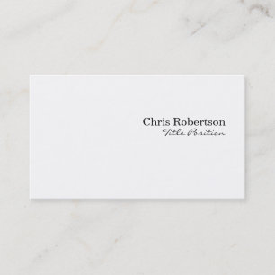 Carte de visite de script de charme noir blanc