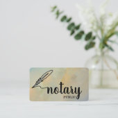 Carte de visite de script simple et élégant pour l (Debout devant)