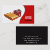Carte de visite de sécurité (Devant / Derrière)