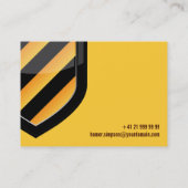 Carte de visite de sécurité (Dos)