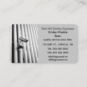 Carte de visite de sécurité de la maison modifiabl (Devant)