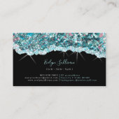 Carte de visite de séquence de Parties scintillant (Dos)