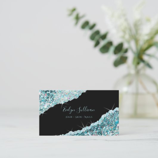 Carte de visite de séquence de Parties scintillant (Debout devant)