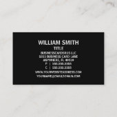 Carte de visite de serveur de processus (Dos)