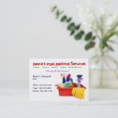 Carte de visite de service (Debout devant)