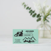 Carte de visite de service Arborescence Lumberjack (Debout devant)