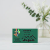Carte de visite de service Arborescence Lumberjack (Debout devant)