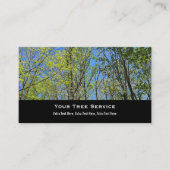 Carte de visite de service d'arborescence (Devant)