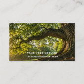 Carte de visite de service d'arbre (Devant)