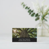Carte de visite de service d'arbre (Debout devant)