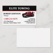 Carte de visite de service de camion professionnel (Devant / Derrière)