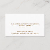 Carte de visite de service de contracteur de fabri (Dos)