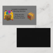 Carte de visite de service de déplacement (Devant / Derrière)