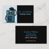 Carte de visite de service de distributeur automat (Devant / Derrière)