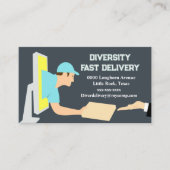 Carte de visite de service de livraison (Devant)