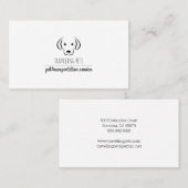 Carte de visite de service de livraison de familie (Devant / Derrière)