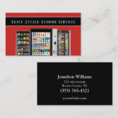 Carte de visite de service de machine de vente pro (Devant / Derrière)