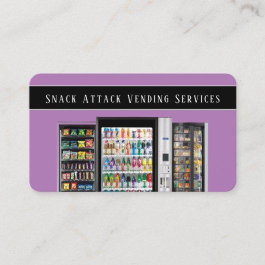 Carte de visite de service de machine de vente pro (Devant)