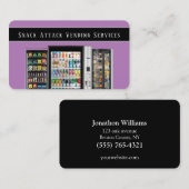 Carte de visite de service de machine de vente pro (Devant / Derrière)