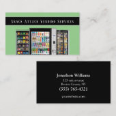 Carte de visite de service de machine de vente pro (Devant / Derrière)