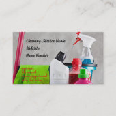 Carte de visite de service de nettoyage (Devant)