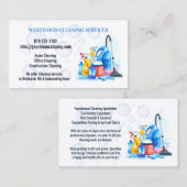 Carte de visite de service de nettoyage (Devant / Derrière)