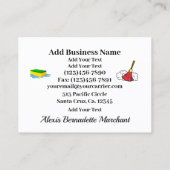 Carte de visite de service de nettoyage (Dos)