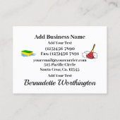 Carte de visite de service de nettoyage (Dos)