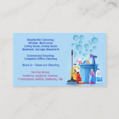Carte de visite de service de nettoyage (Dos)