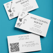 Carte de visite de service de nettoyage