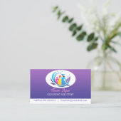 Carte de visite de service de nettoyage (Debout devant)
