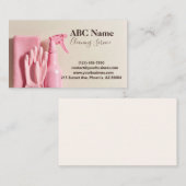 Carte de visite de service de nettoyage de maison (Devant / Derrière)