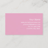 Carte de visite de service de nettoyage de maison (Dos)