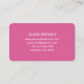 Carte de visite de service de nettoyage de maison (Dos)