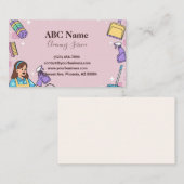 Carte de visite de service de nettoyage de maison (Devant / Derrière)