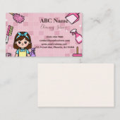 Carte de visite de service de nettoyage de maison (Devant / Derrière)