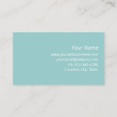 Carte de visite de service de nettoyage de maison  (Dos)