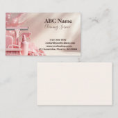 Carte de visite de service de nettoyage de maison (Devant / Derrière)